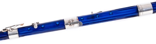 Cobalt glass flute formerly owned by Louis Bonaparte, Claude Laurent, Paris, France, 1813. Loan Courtesy of Mark Leone