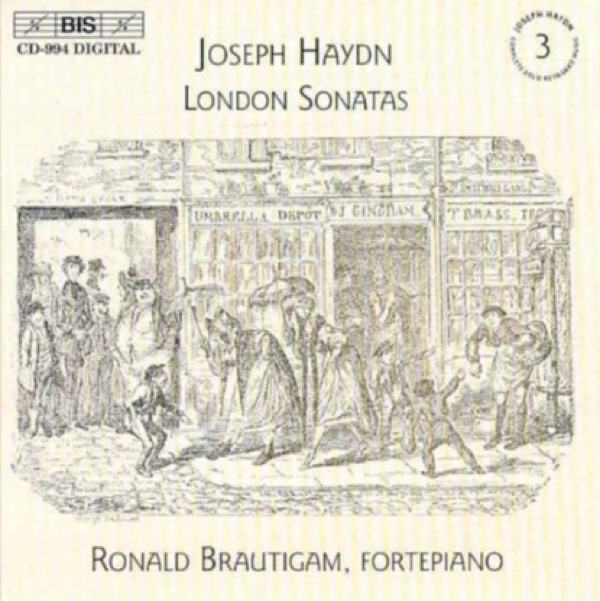 Ronald Brautigam London Sonatas album cover