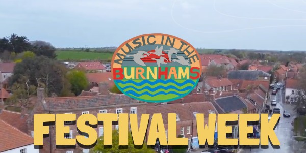 Music in the Burnhams Festival Week banner