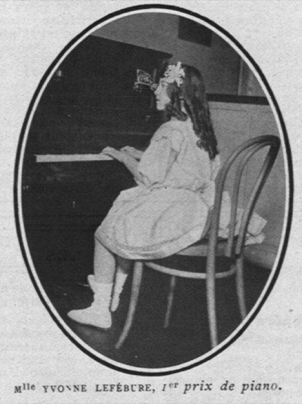 Yvonne Lefébure in 1908