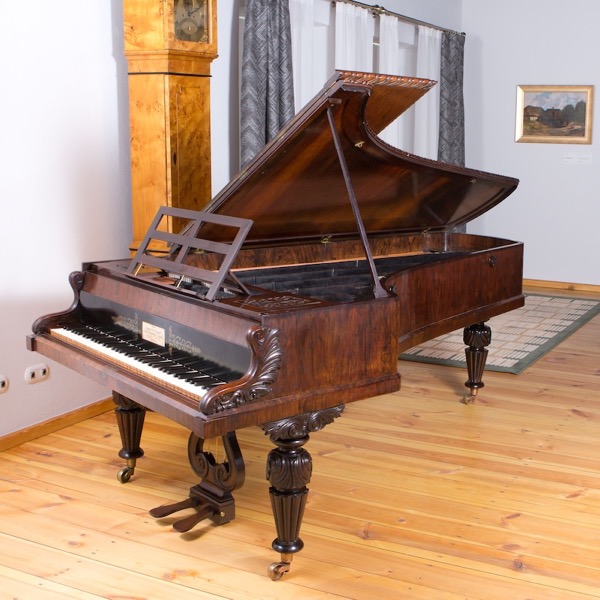 An 1843 Broadwood piano from London