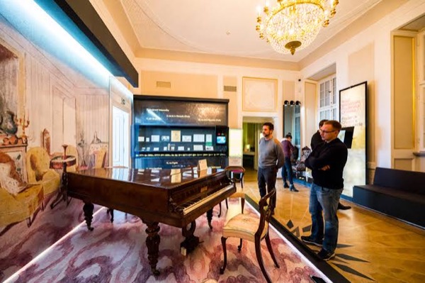 Inside the Fryderyk Chopin Museum, Warsaw