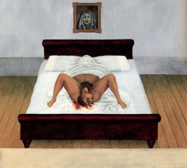 Kahlo: Mi nacimiento (My Birth), 1932 (New York: Collection of Madonna)