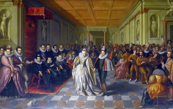 A pavane at the court of Henry III of France, ca 1581 (Louvre Museum)