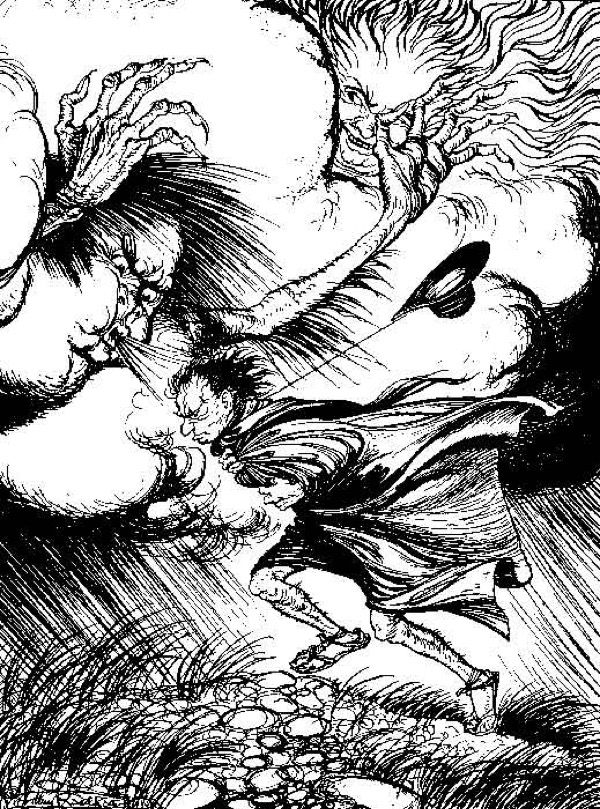 Arthur Rackham: The North Wind and the Sun