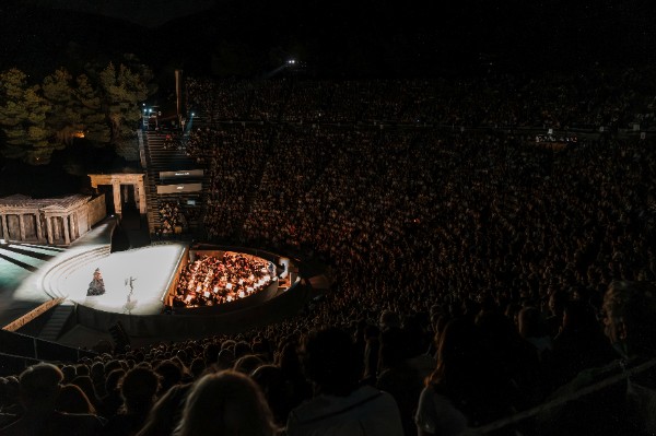 The stage and amphitheater, 2026 (photo by Giannis Antonoglou) (Greek National Opera)
