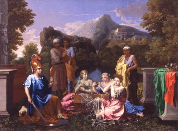 Achilles on Skyros by Nicolas Poussin,1656