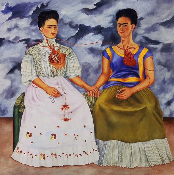 Kahlo: Las dos Fridas (The Two Fridas), 1939 (Mexico City: Museo de Arte Moderno)