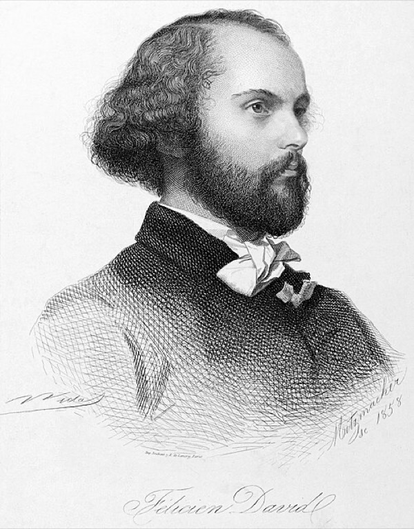 Félicien David at 150 (Died on August 29, 1876)<br/>From Saint-Simon to the Sahara