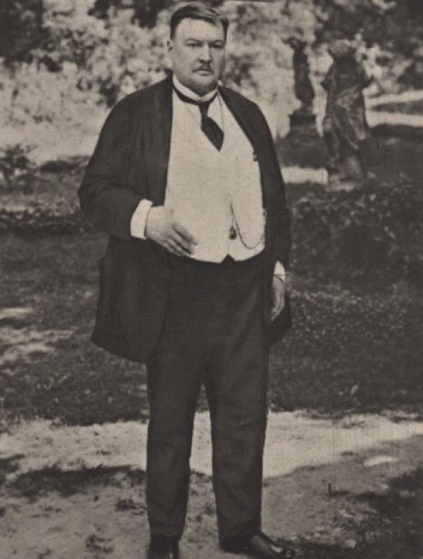 Alexander Glazunov at Bertramka, 1928