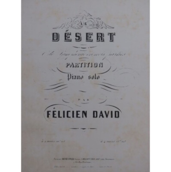 Félicien David: Le Désert