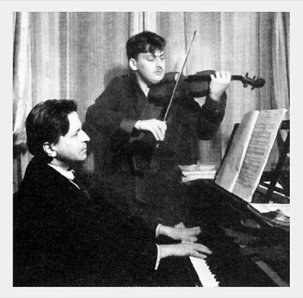 George Enescu and Yehudi Menuhin