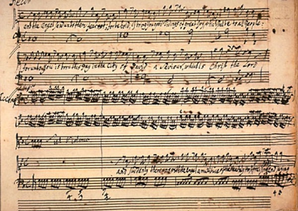 Handel's Messiah score