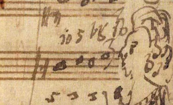Barbara Ployer, sketch by Mozart