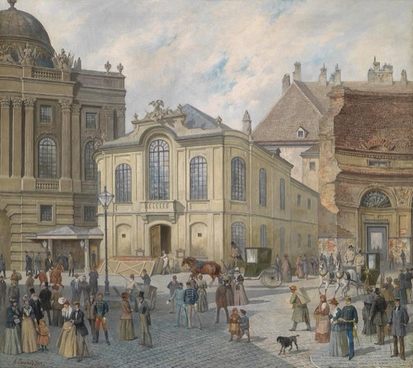 Old Burgtheater, site of the 1799 public premiere in Vienna