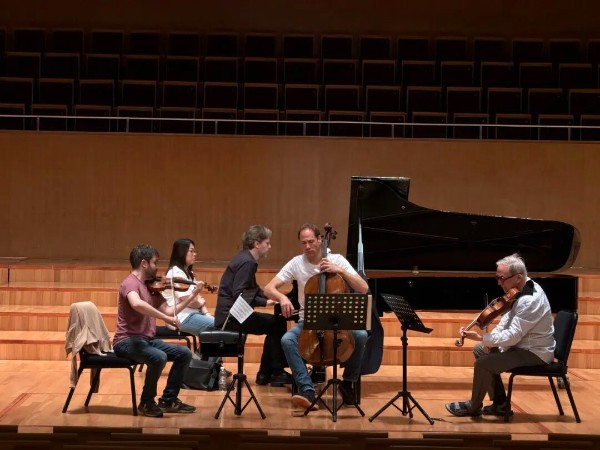 Berlin Philharmonic Piano Quartet’s open rehearsal in Shanghai