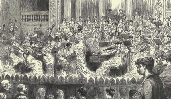 Lady Radnor conducting