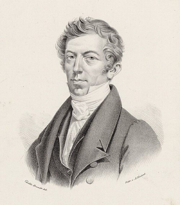 Johann Peter Pixis, lithograph by August Kneisel after Cäcilie Brand