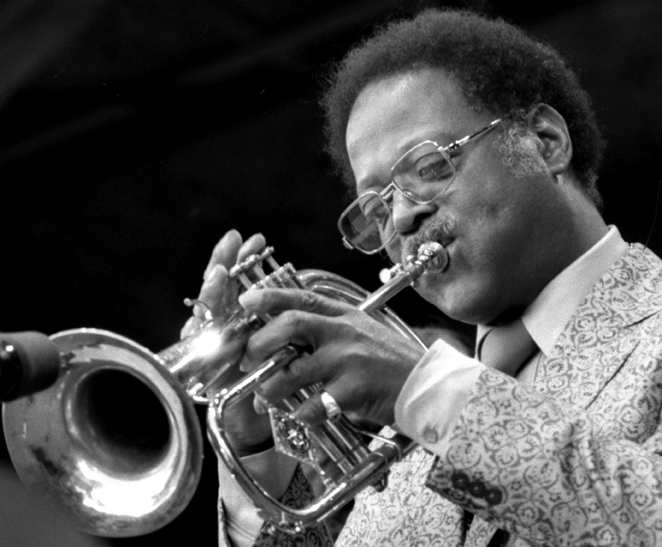 Clark Terry at Monterey Jazz Festival, 1981