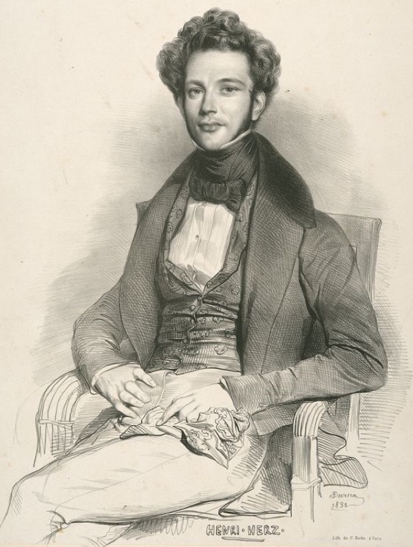 Henri Herz by Achille Devéria, 1832