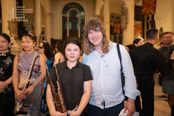 Julia Luo with Michael Ellison