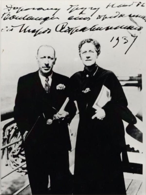Igor Stravinsky and Nadia Boulanger, 1937