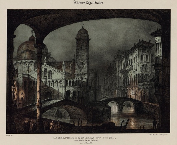 Luigi Verardi after Domenico Ferri, scene from Donizetti's Marino Faliero