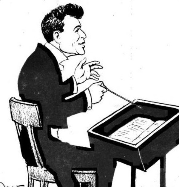 Bruno Walter caricature