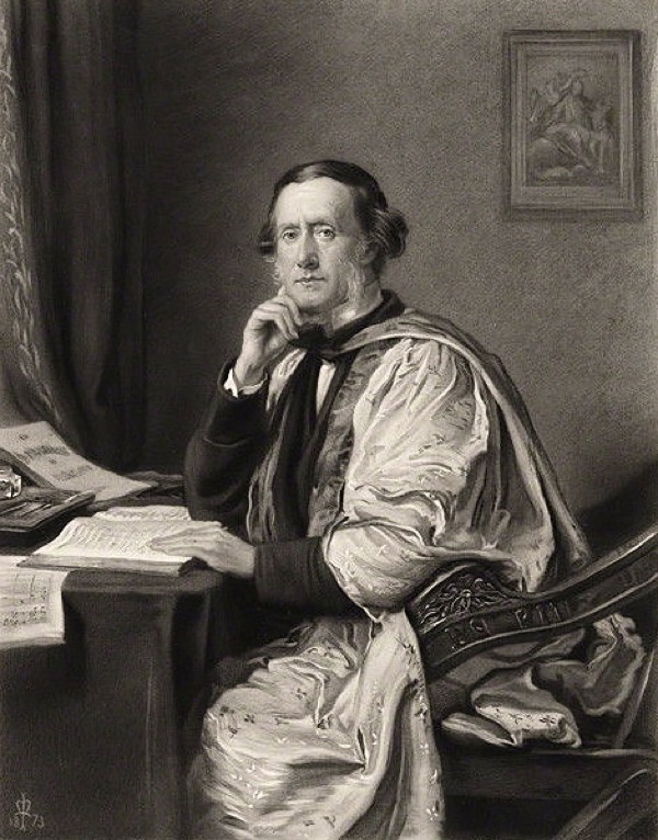 William Sterndale Bennett, engraving after a portrait by John Everett Millais (1873)