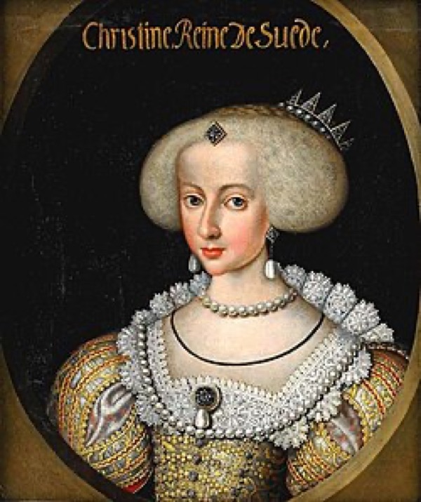 (The 14-year-old Christina as queen, painting by Jacob Heinrich Elbfas)