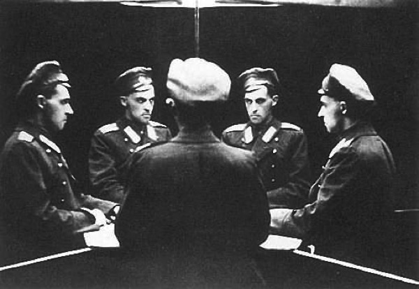 Witkiewicz’s self-portrait in mirrors (Wikipedia open source)