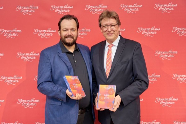 Andris Nelsons and Andreas Schulz (Photo from Gewandhaus Orchestra / Jens Gerber)