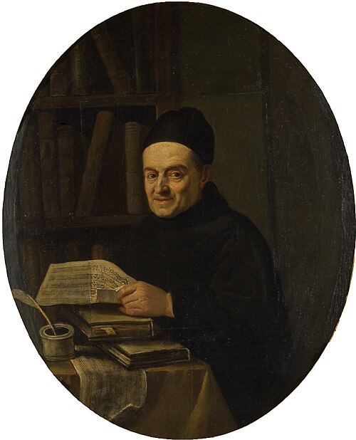 Portrait of Padre Martini, by A. Crescimbeni (International museum and library of music, Bologna)