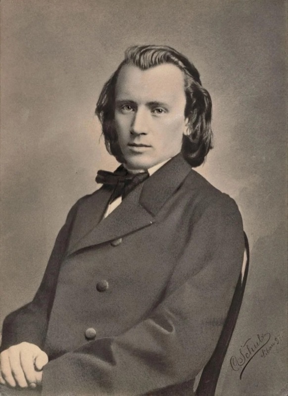 Johannes Brahms as a youth