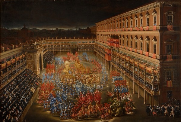 Celebrations for Christina at Palazzo Barberini on 28 February 1656