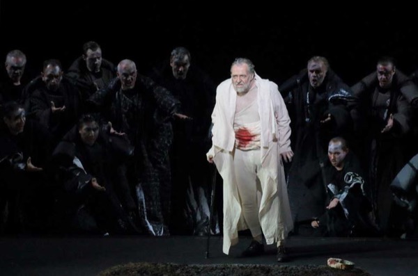 Christian Gerhaher in Parsifal at Bayerische Staatsoper in 2018 (Photo by Wilfried Hösl)