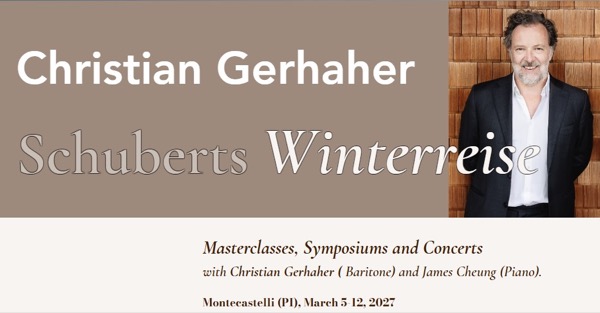 Christian Gerhaher masterclass information