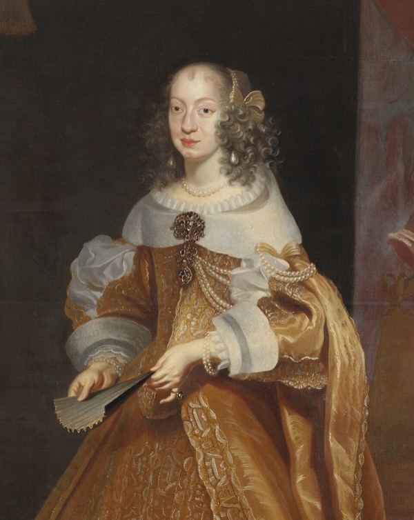 Frans Luycx: Eleanora Gonzaga, ca 1650 (National Portrait Gallery of Sweden)