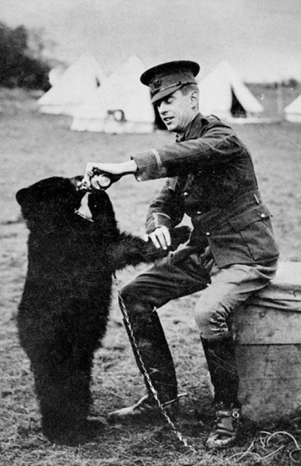 Harry Colebourn and Winnie