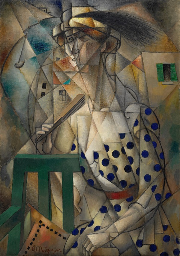Jean Metzinger: Woman with a Fan (Femme à l'éventail), 1912 (New York: Solomon R. Guggenheim Museum)